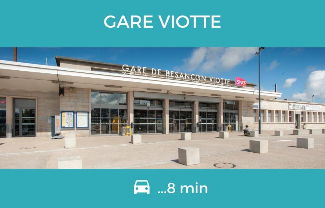 Nouveau - Grande Terrasse - L'Horloge - Calme - Home-One Besancon Ngoại thất bức ảnh